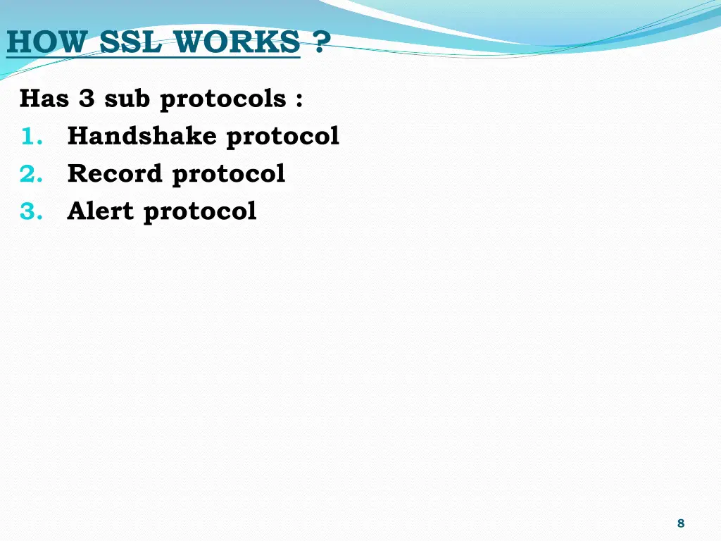 how ssl works