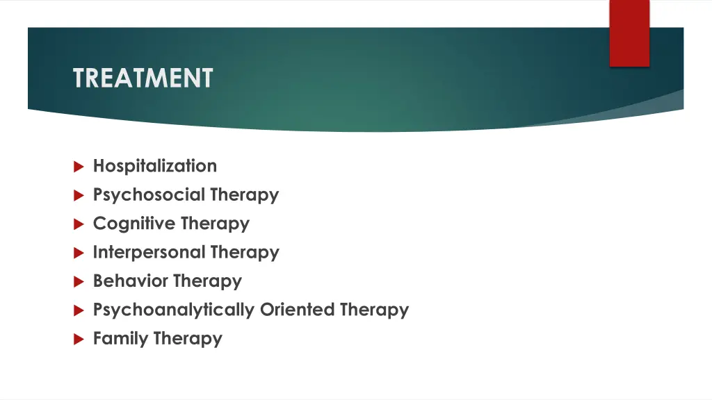 treatment