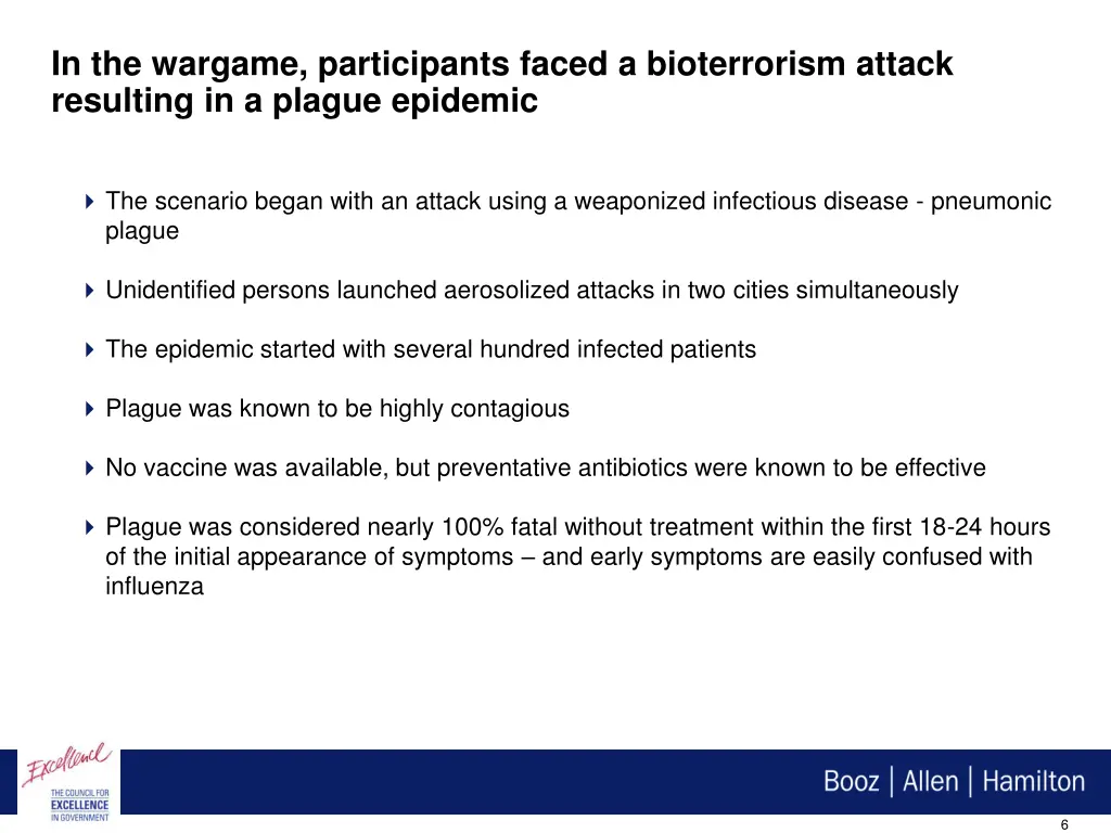 in the wargame participants faced a bioterrorism