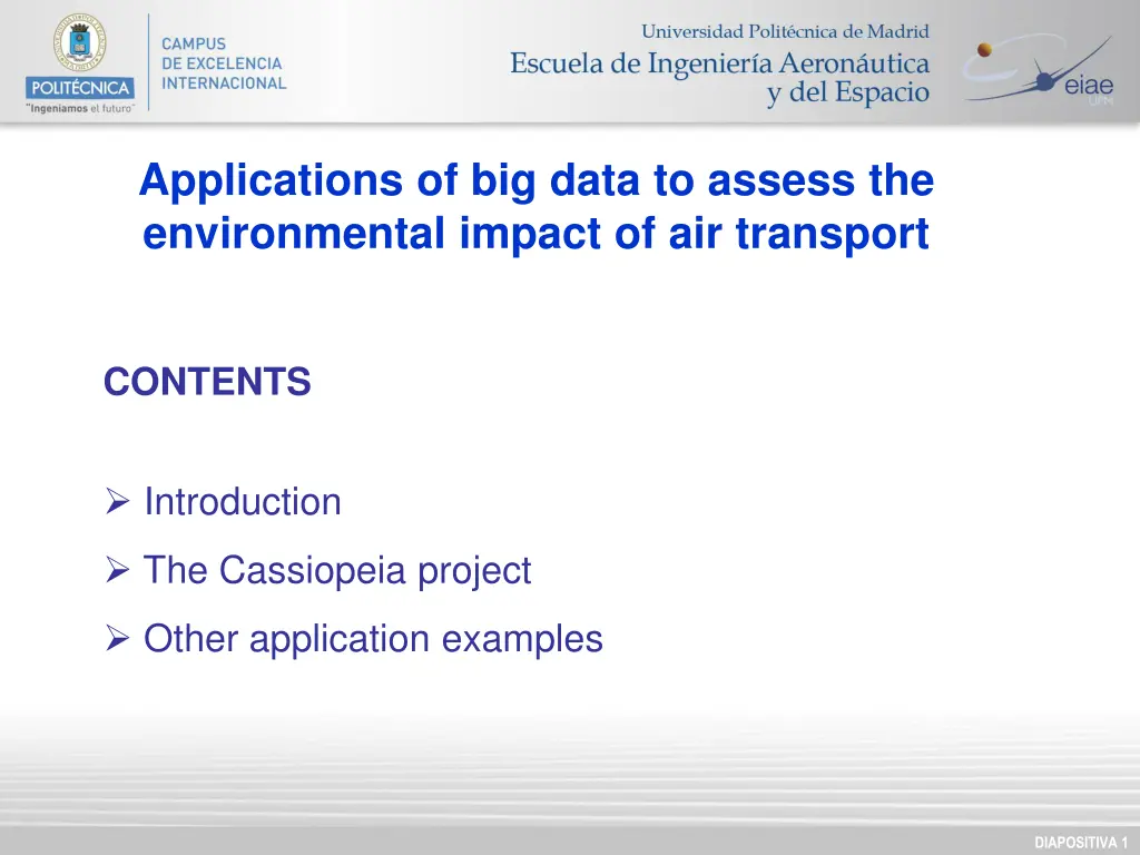 applications of big data to assess 1