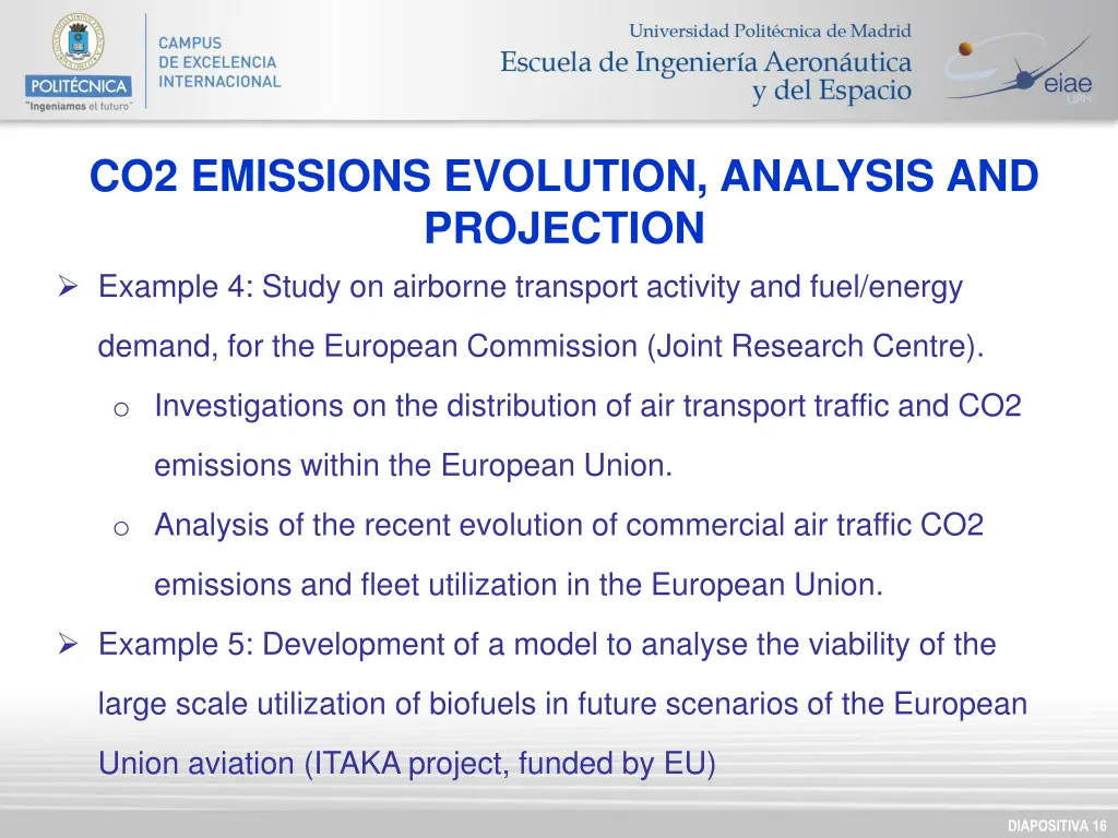co2 emissions evolution analysis and projection
