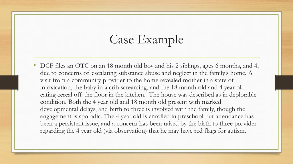 case example