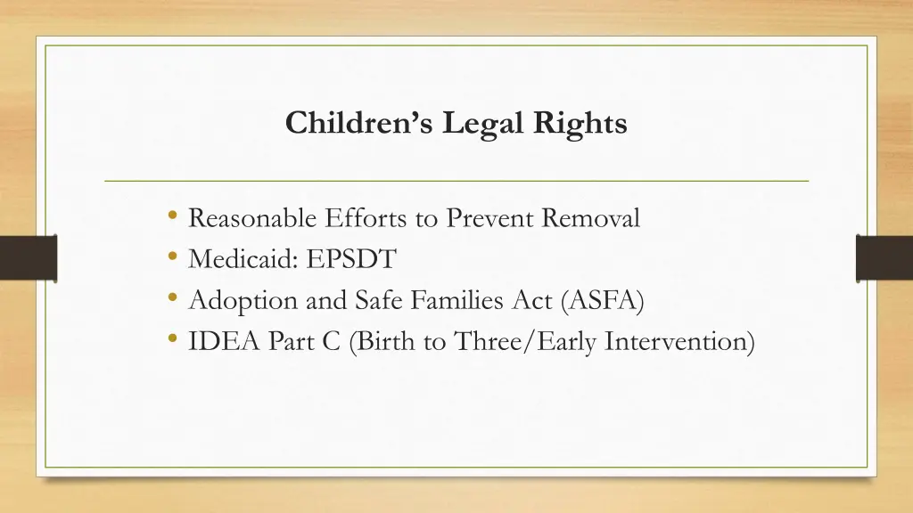 children s legal rights