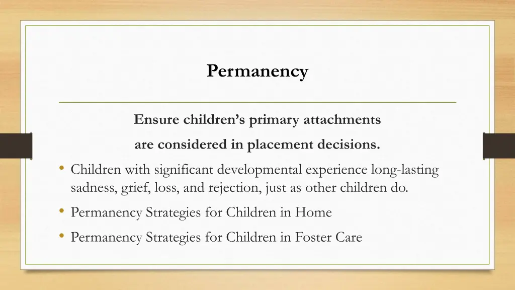 permanency 1