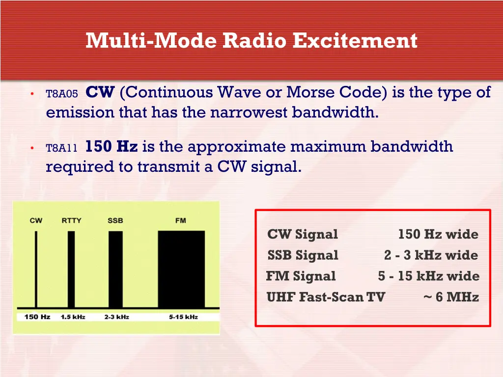 multi mode radio excitement 7