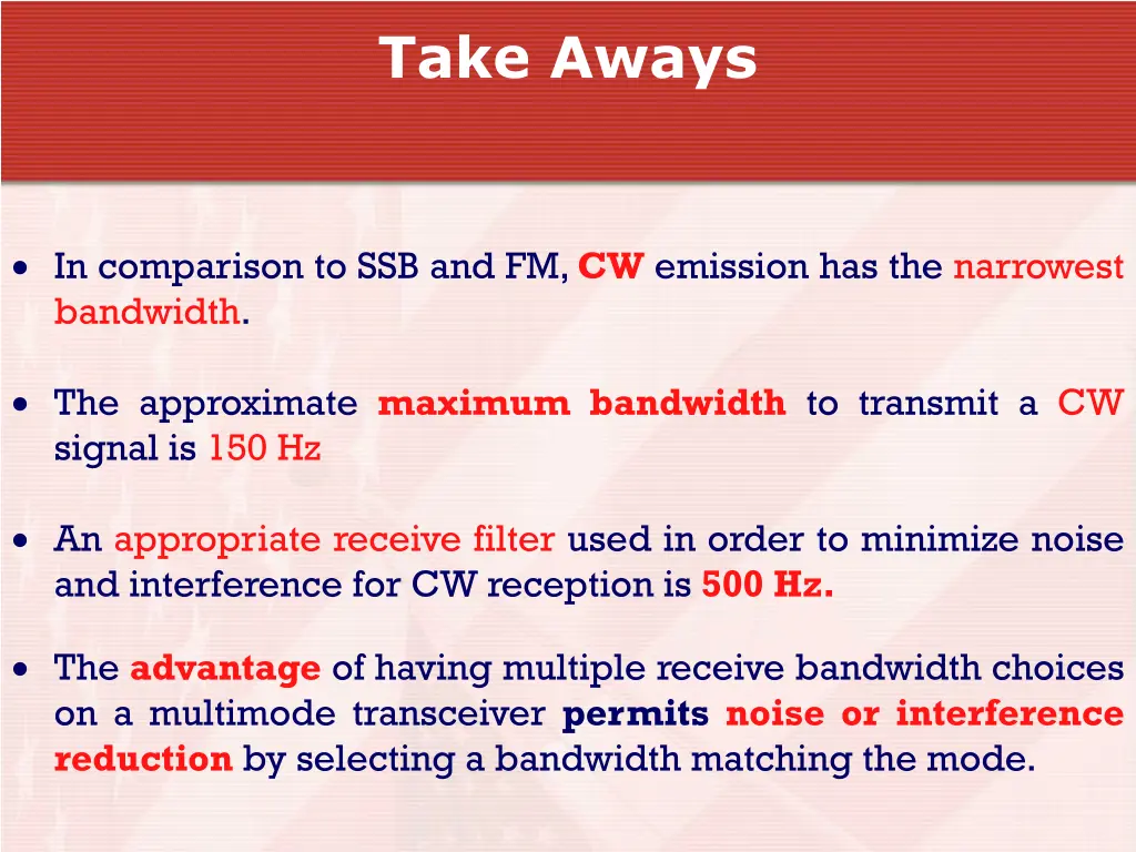take aways 4
