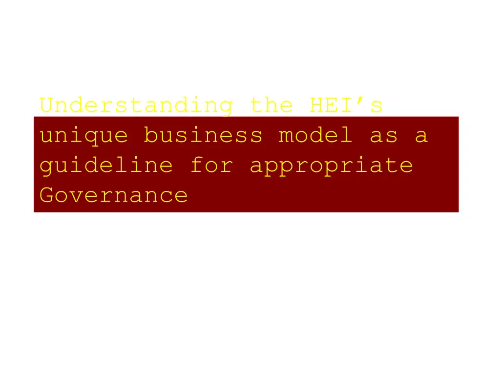 understanding the hei s unique business model