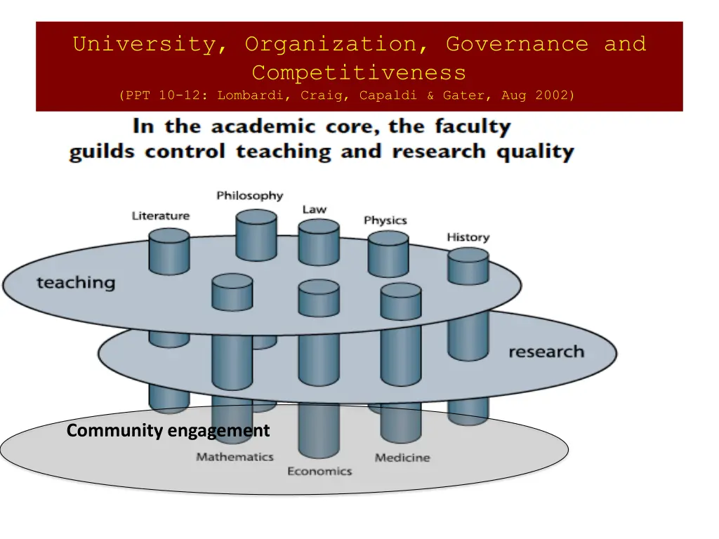 university organization governance