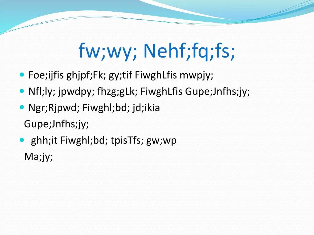 fw wy nehf fq fs