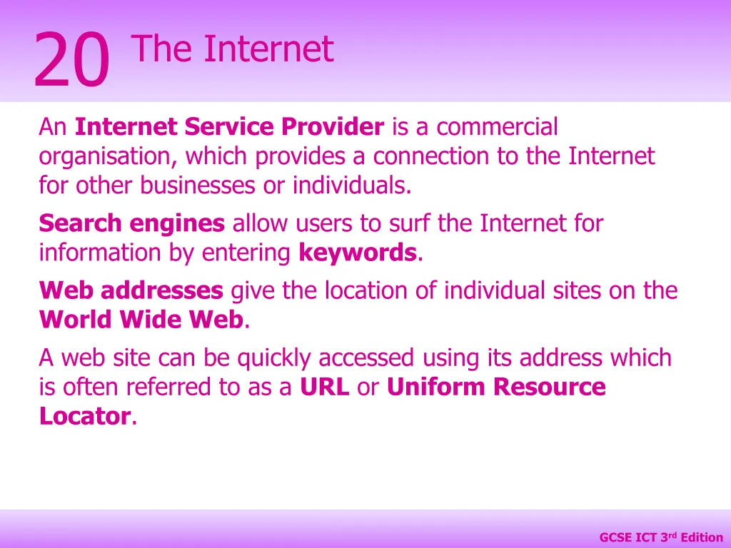 20 an internet service provider is a commercial
