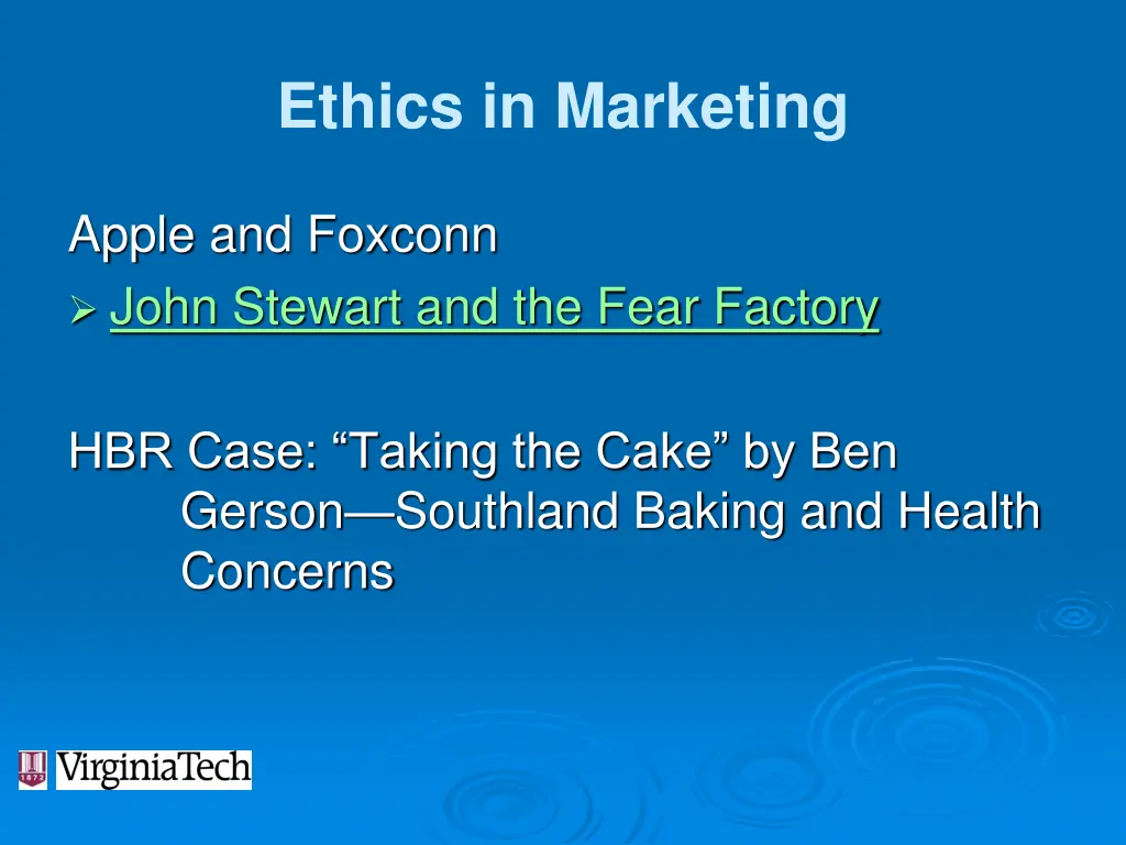 ethics in marketing