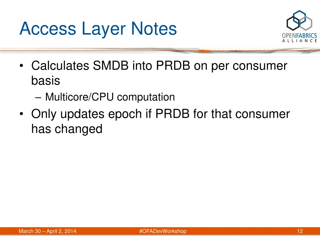 access layer notes