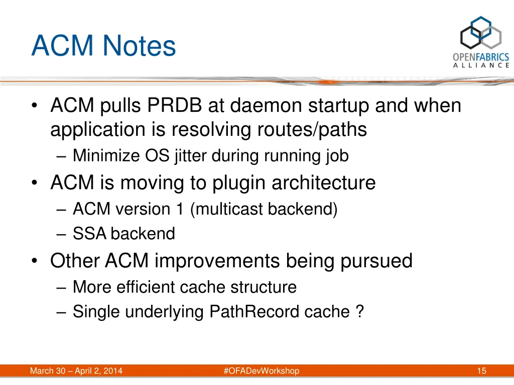 acm notes