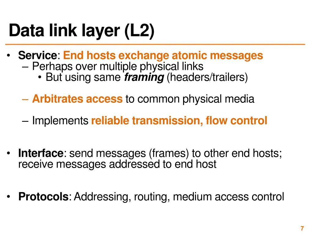 data link layer l2