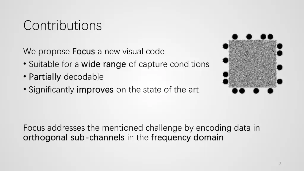 contributions