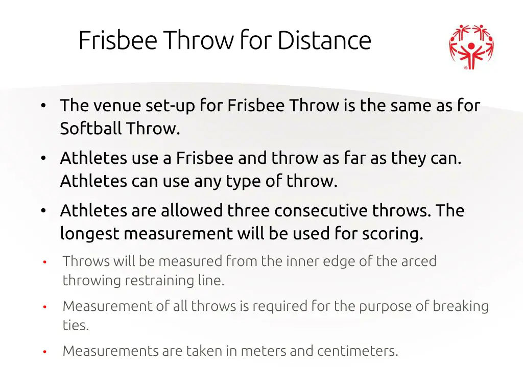 frisbee throw for distance