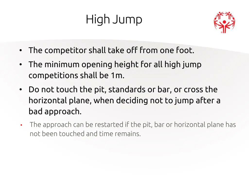 high jump