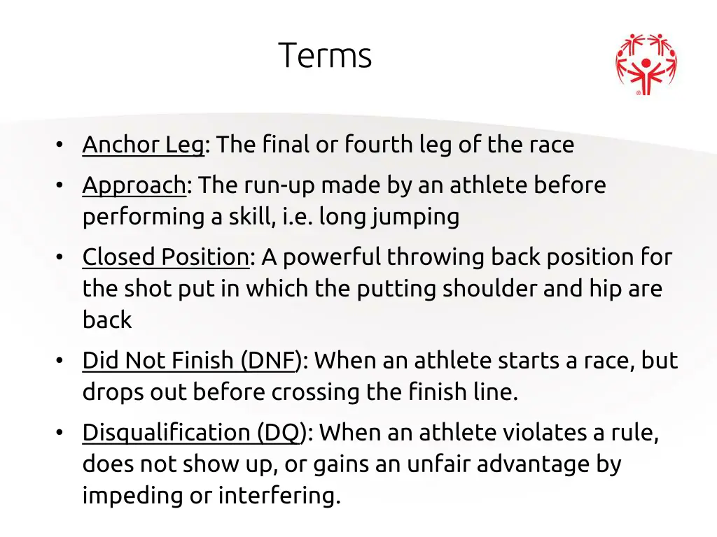 terms