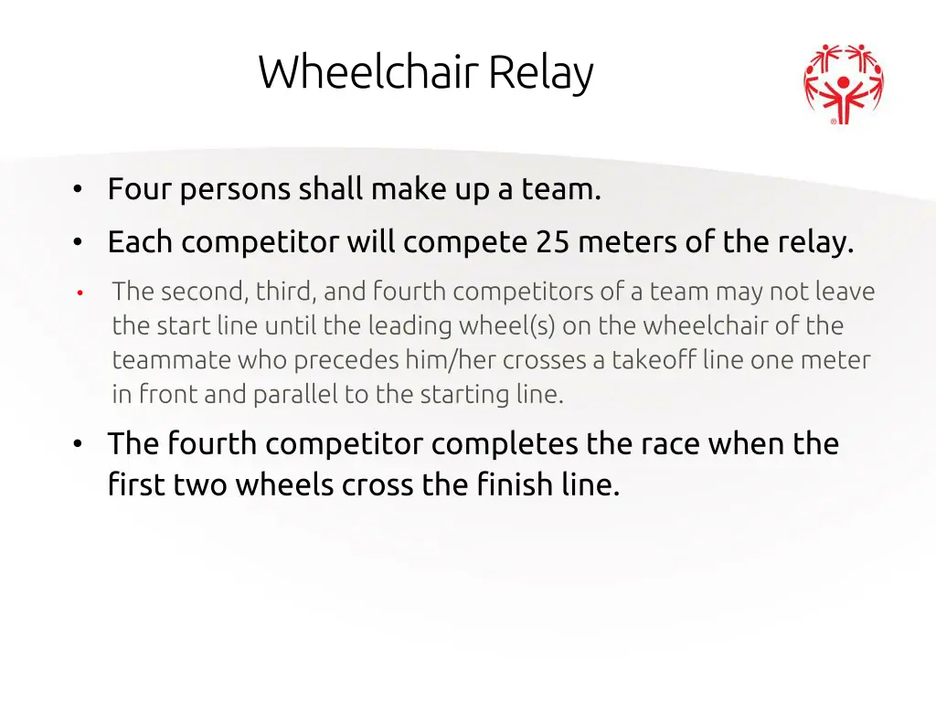wheelchair relay