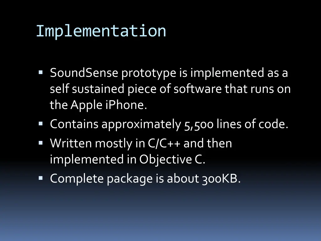 implementation