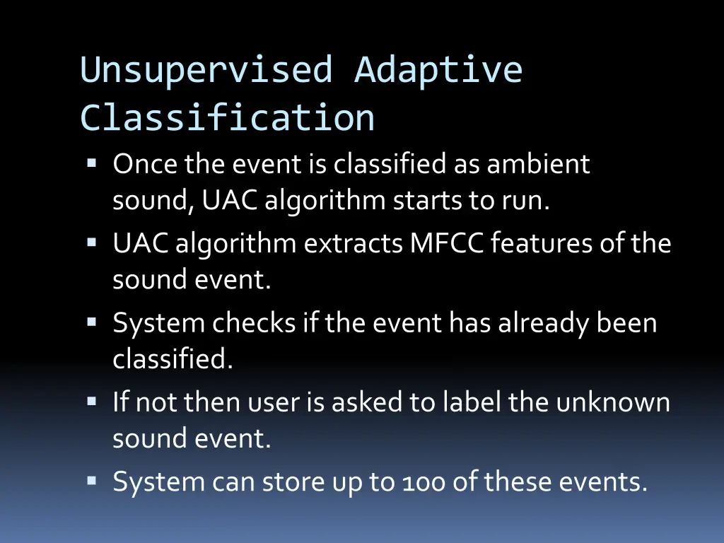 unsupervised adaptive classification once