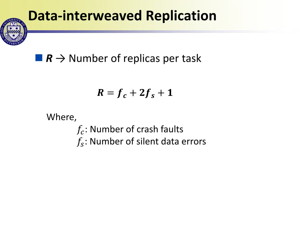 data interweaved replication
