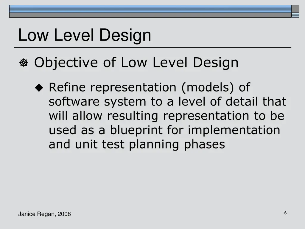 low level design