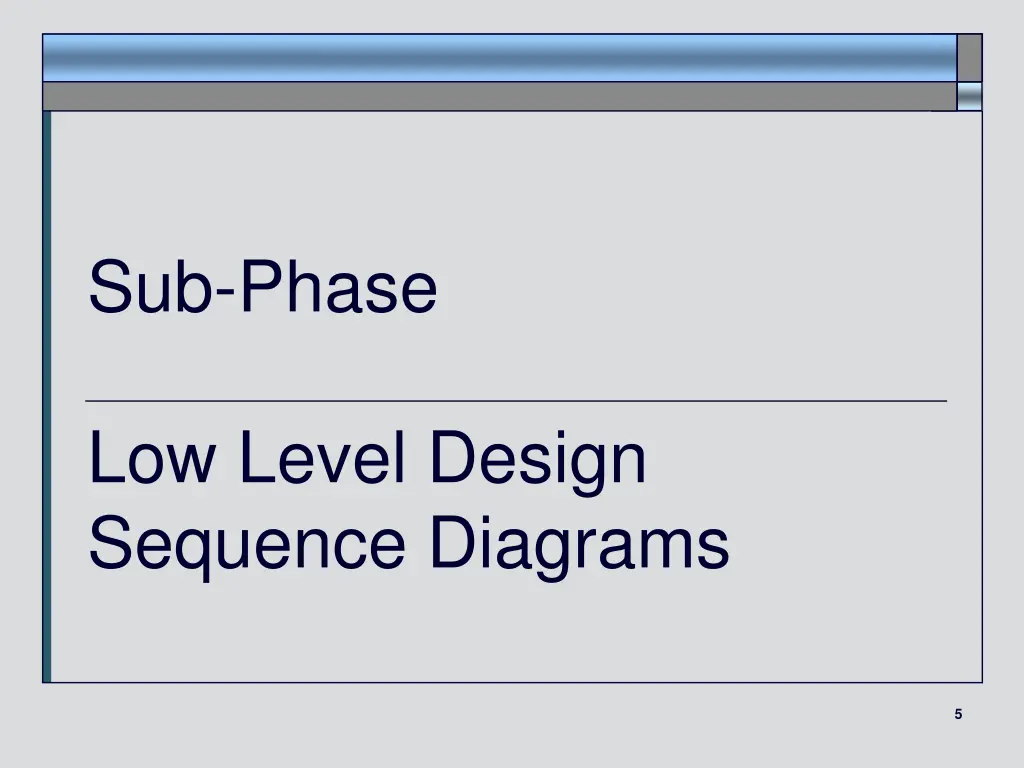 sub phase