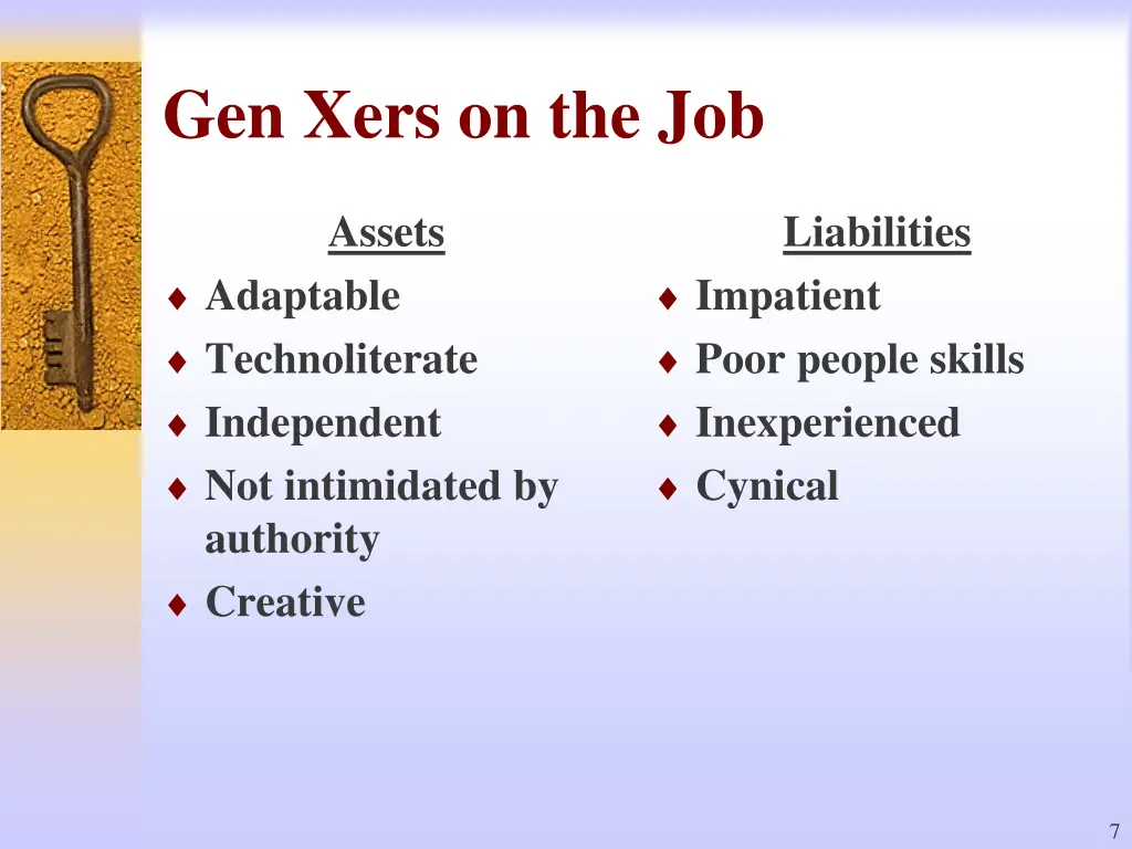 gen xers on the job