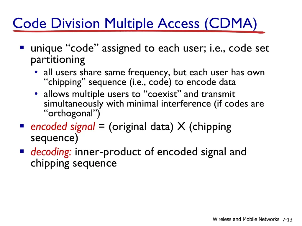 code division multiple access cdma