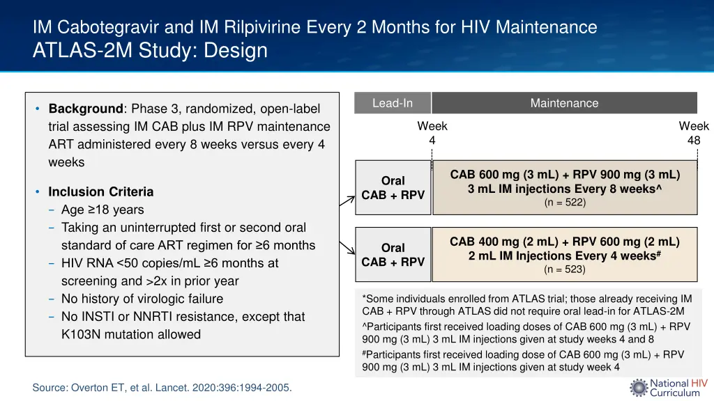 im cabotegravir and im rilpivirine every 2 months 1