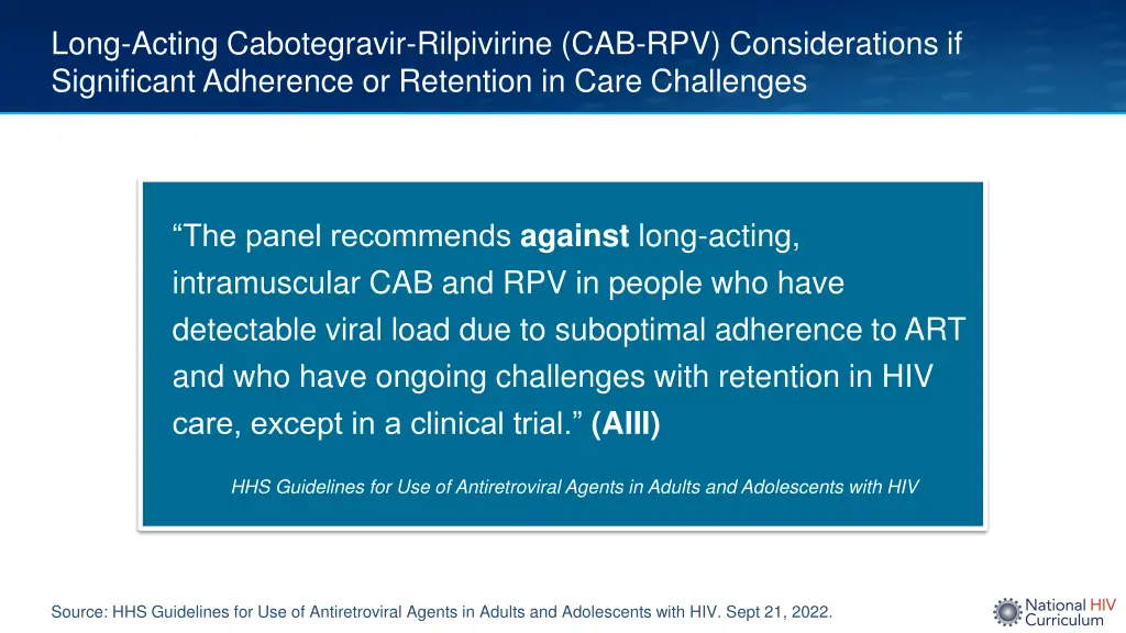 long acting cabotegravir rilpivirine 1