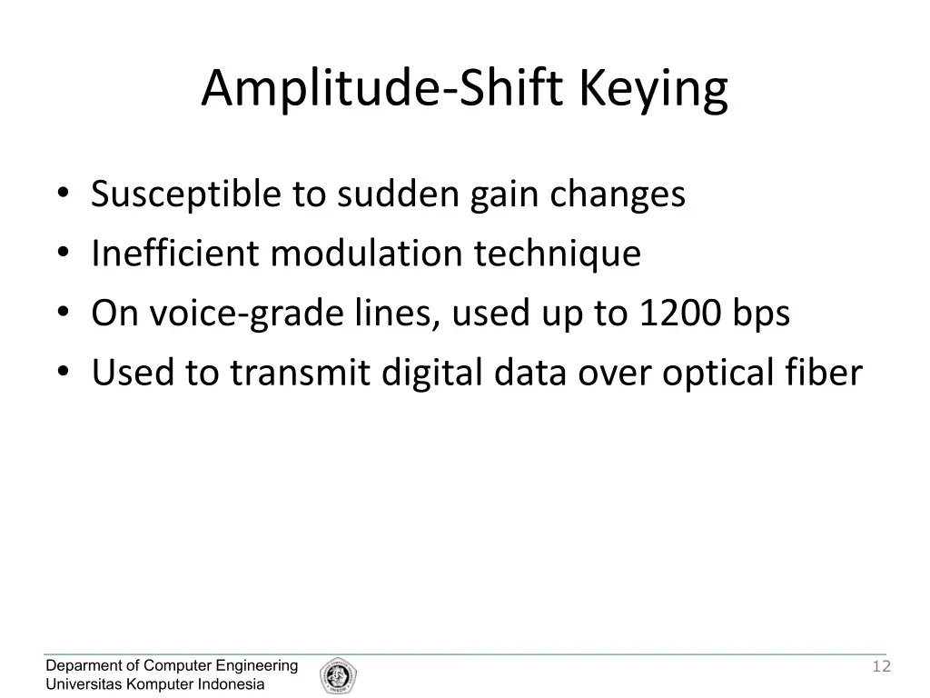 amplitude shift keying 1