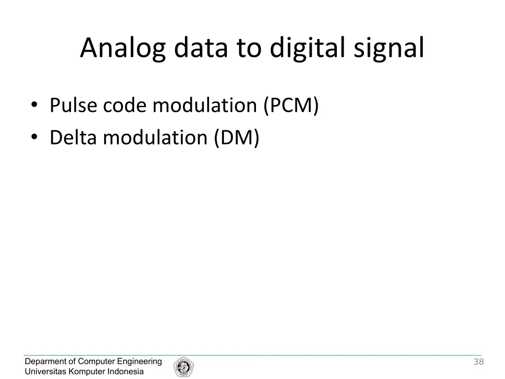 analog data to digital signal 1