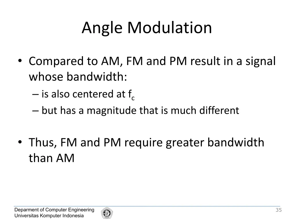 angle modulation 2