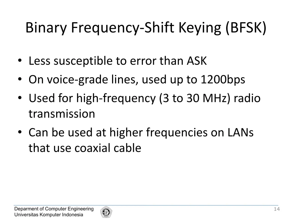 binary frequency shift keying bfsk 1