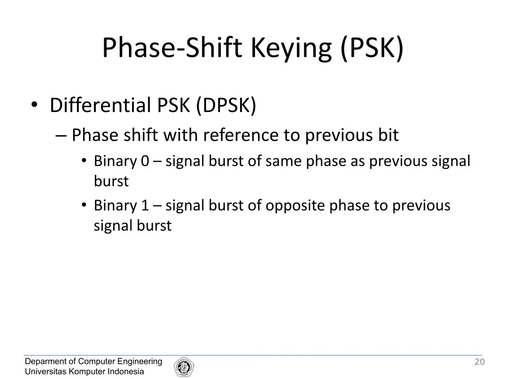 phase shift keying psk 1