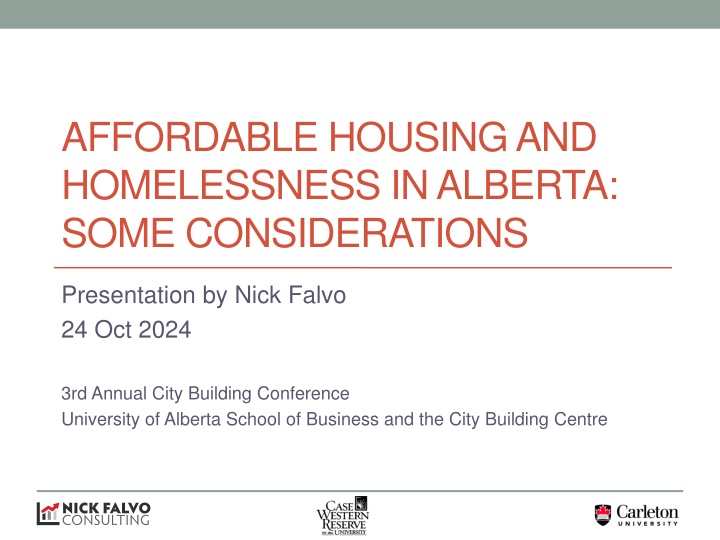 affordable housing and homelessness in alberta