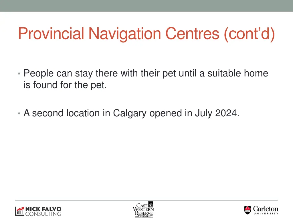 provincial navigation centres cont d 1