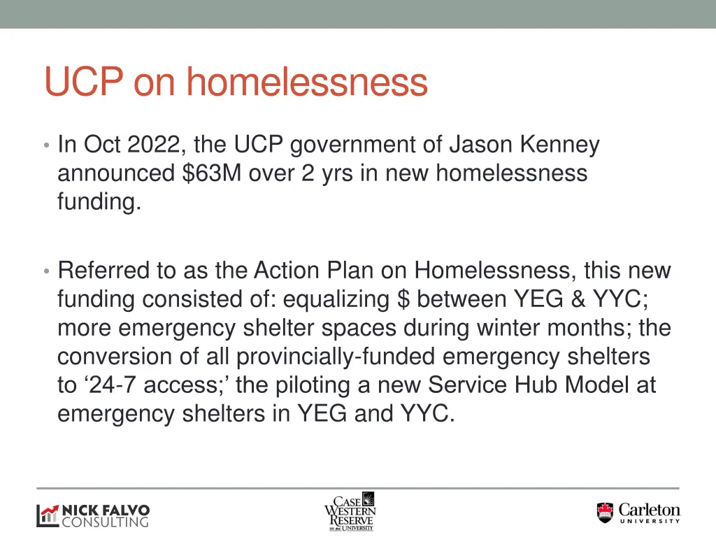 ucp on homelessness
