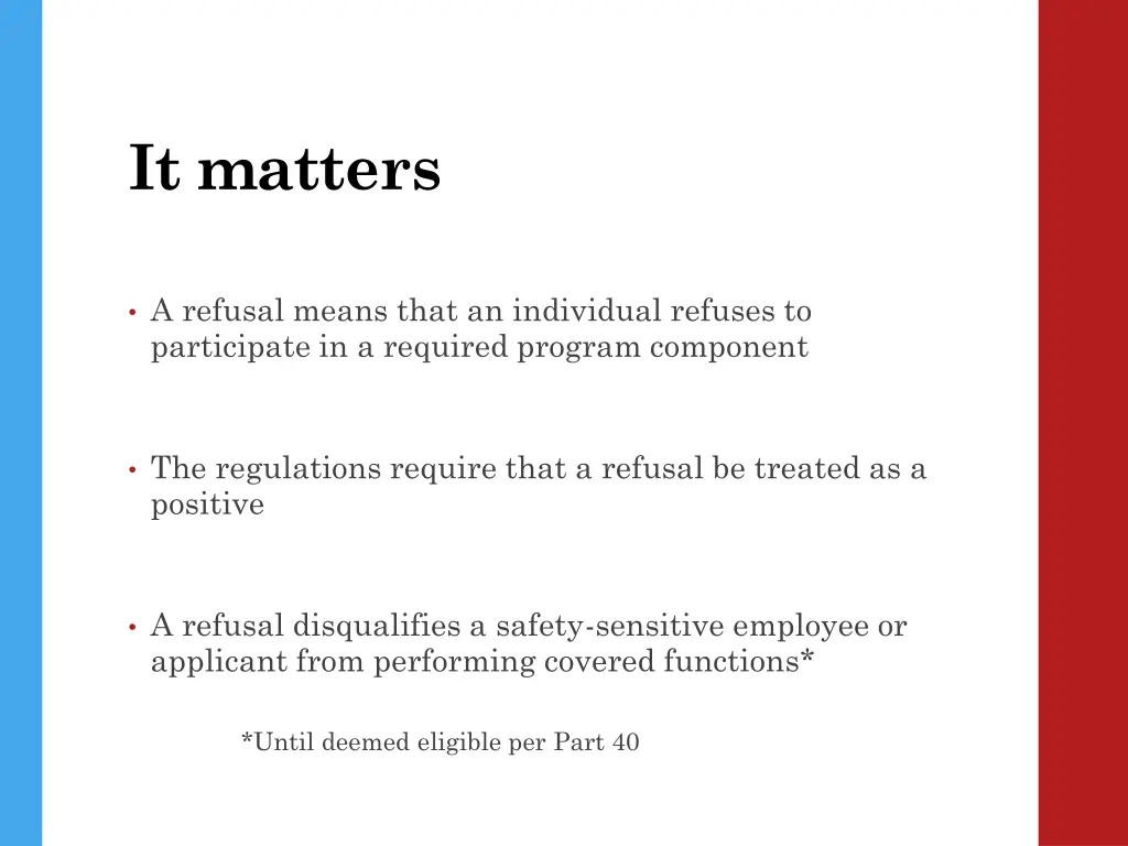it matters