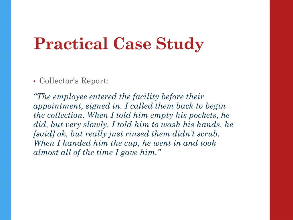 practical case study