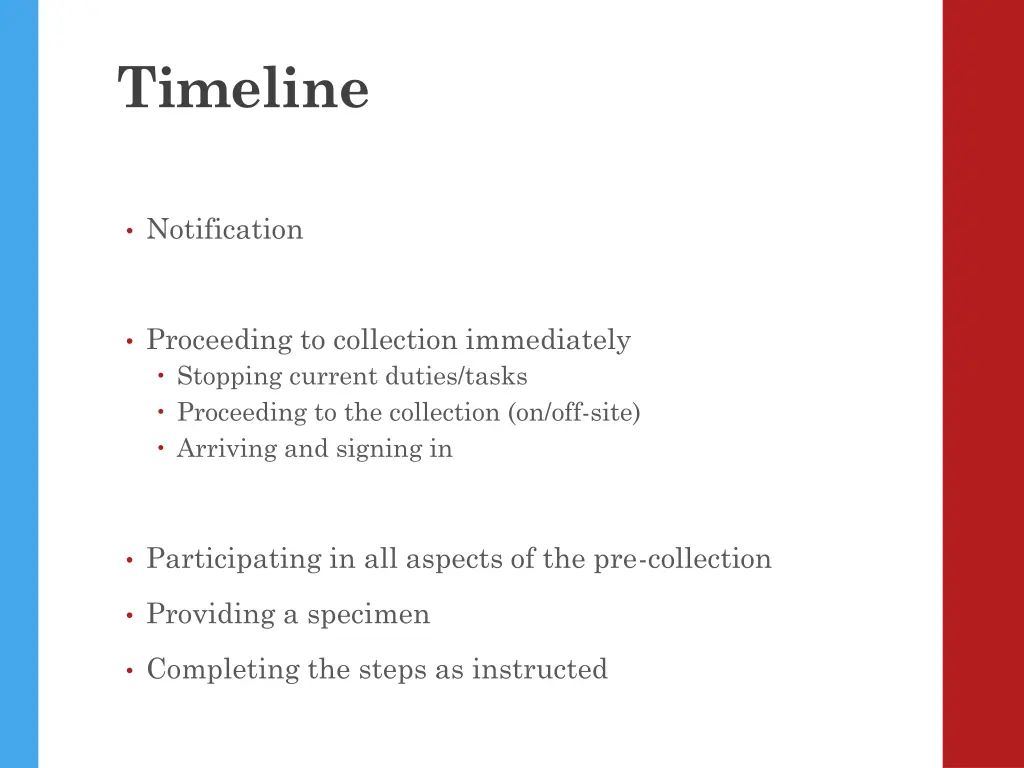 timeline