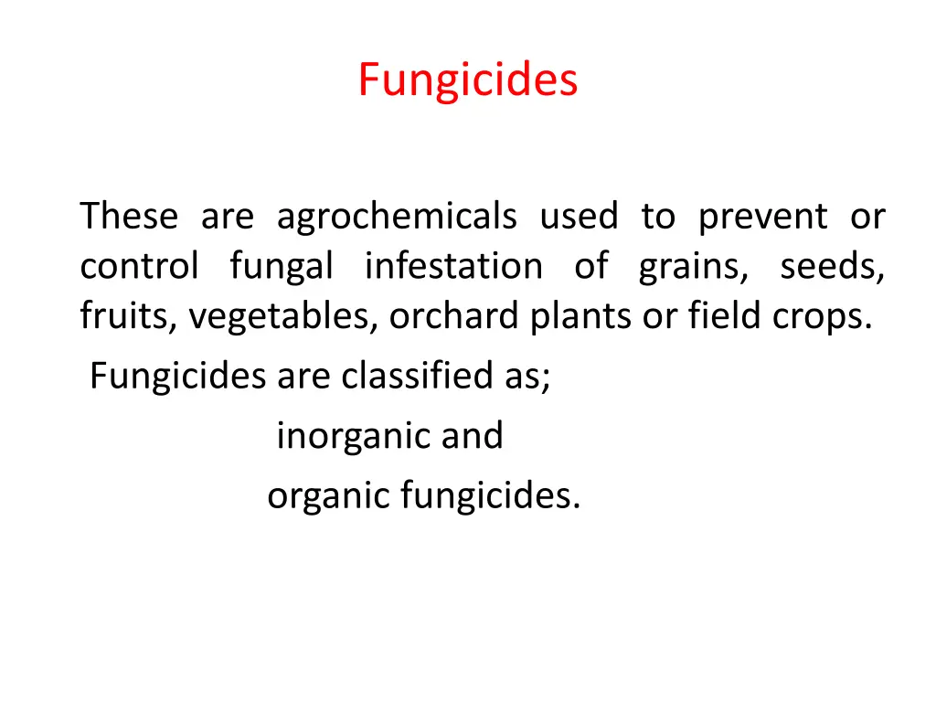 fungicides