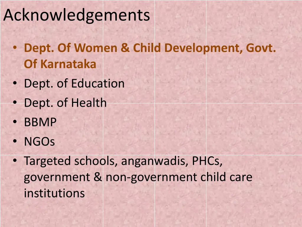 acknowledgements