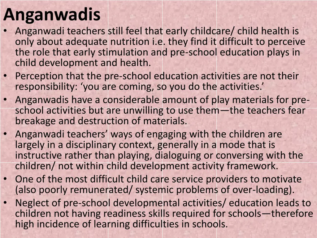 anganwadis anganwadi teachers still feel that
