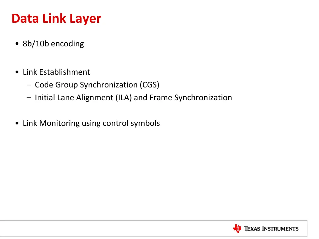 data link layer