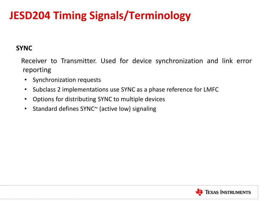 jesd204 timing signals terminology 2