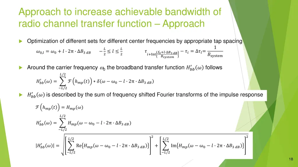 approach to increase achievable bandwidth 1