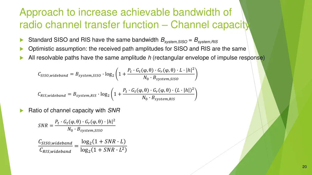 approach to increase achievable bandwidth 3